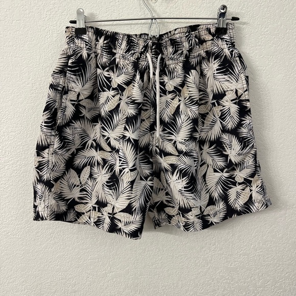 Slate & Stone tropical print swim trunks mens size medium - Picture 1 of 7